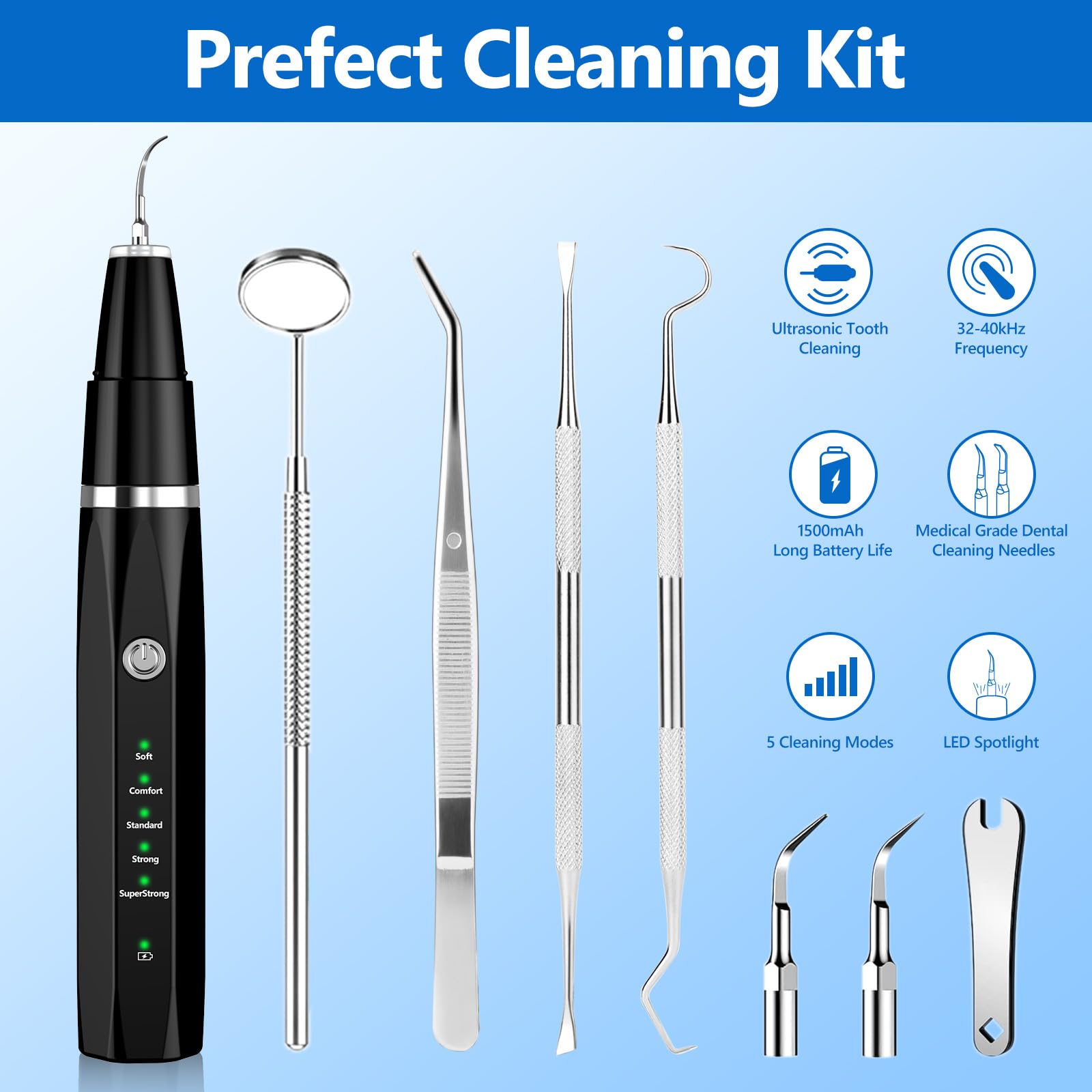 Pet Ultrasonic Cleaner - Teeth Cleaning Kit