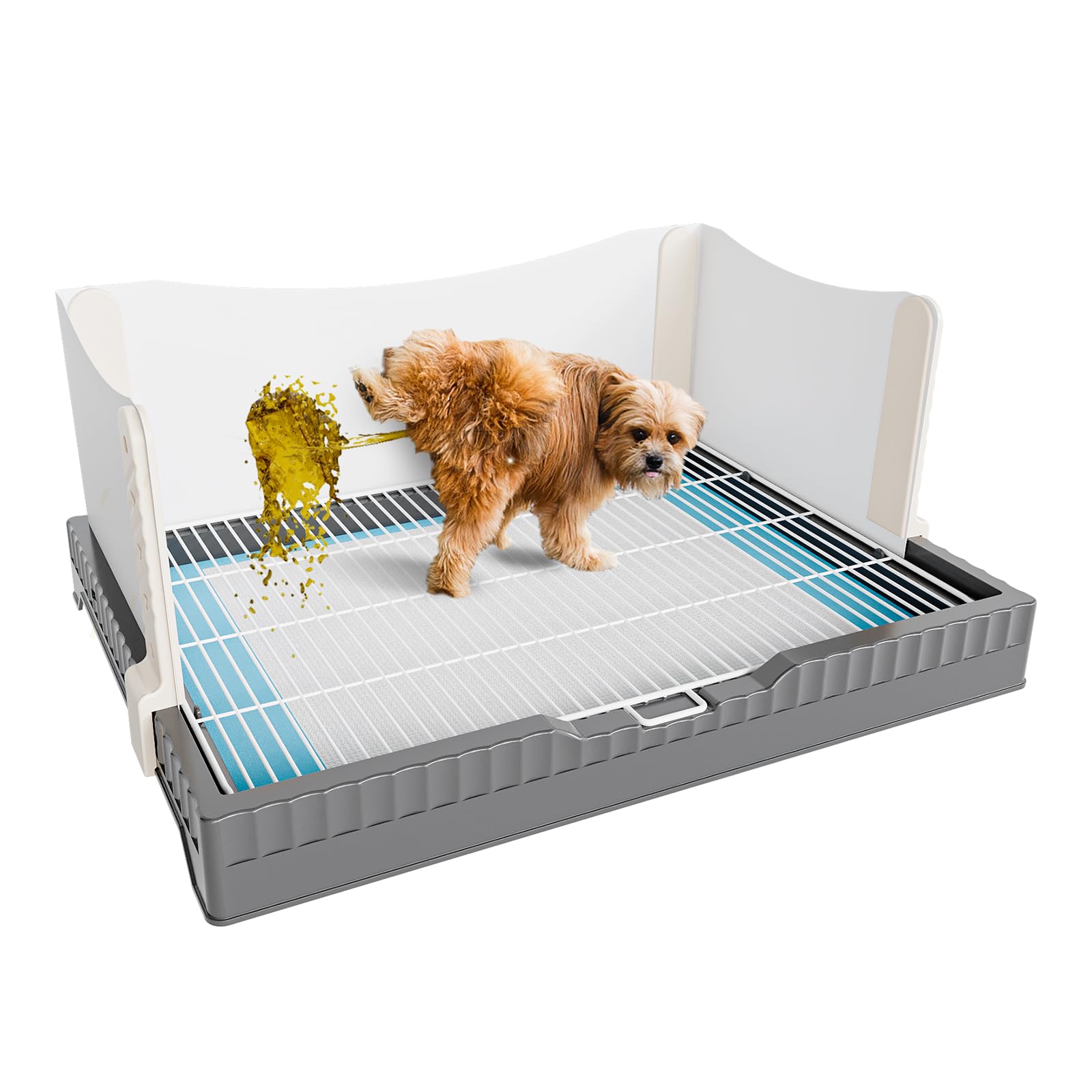 Dog Litter Box with High Pee Pee splash Walls