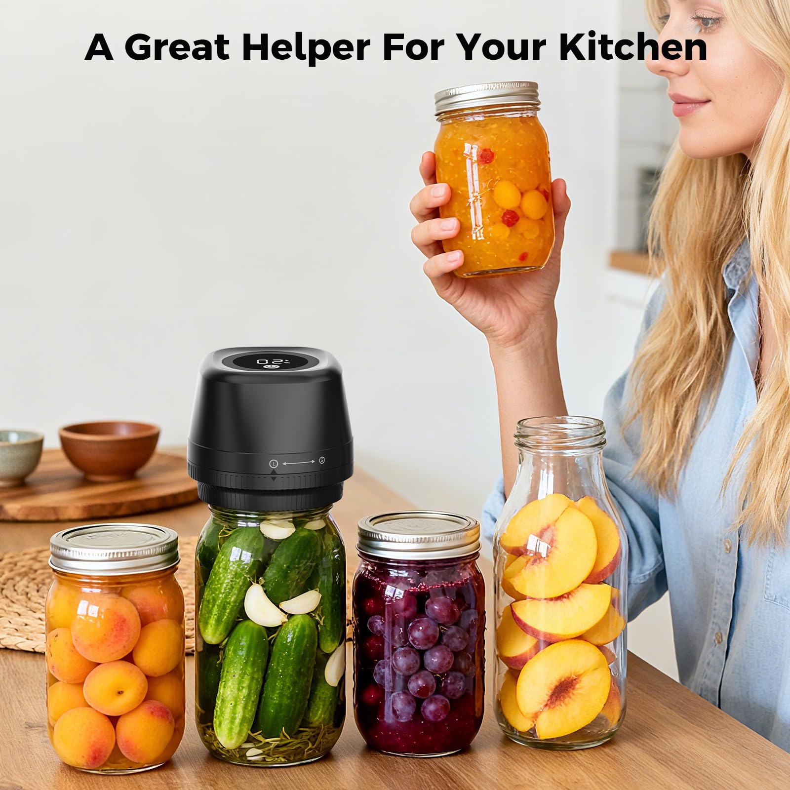 3-1 Electric Mason Jar and Vacuum Bag Sealer