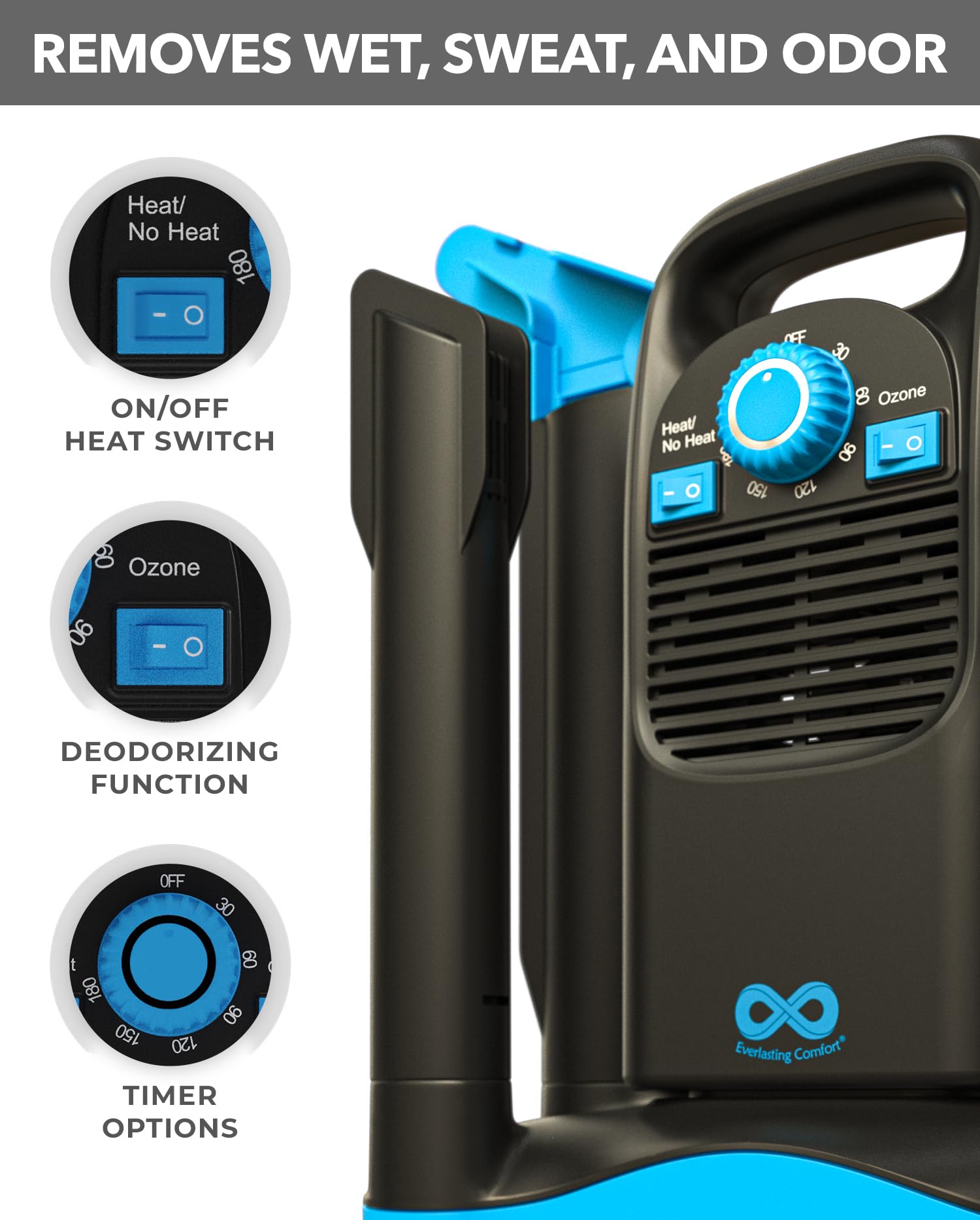 Boot Dryer with Ozone Deodorizer