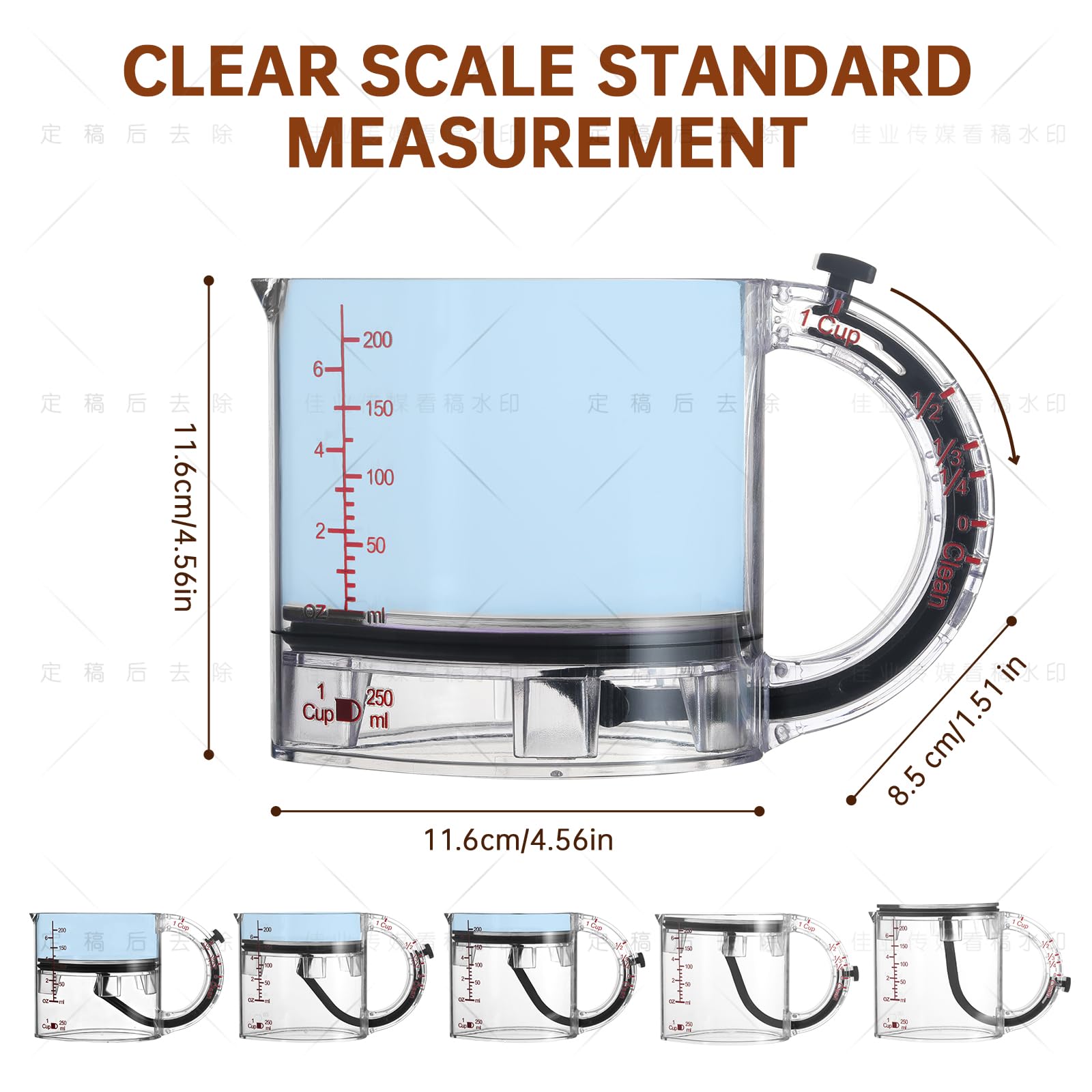 4-in-1 Adjustable Measuring Cup