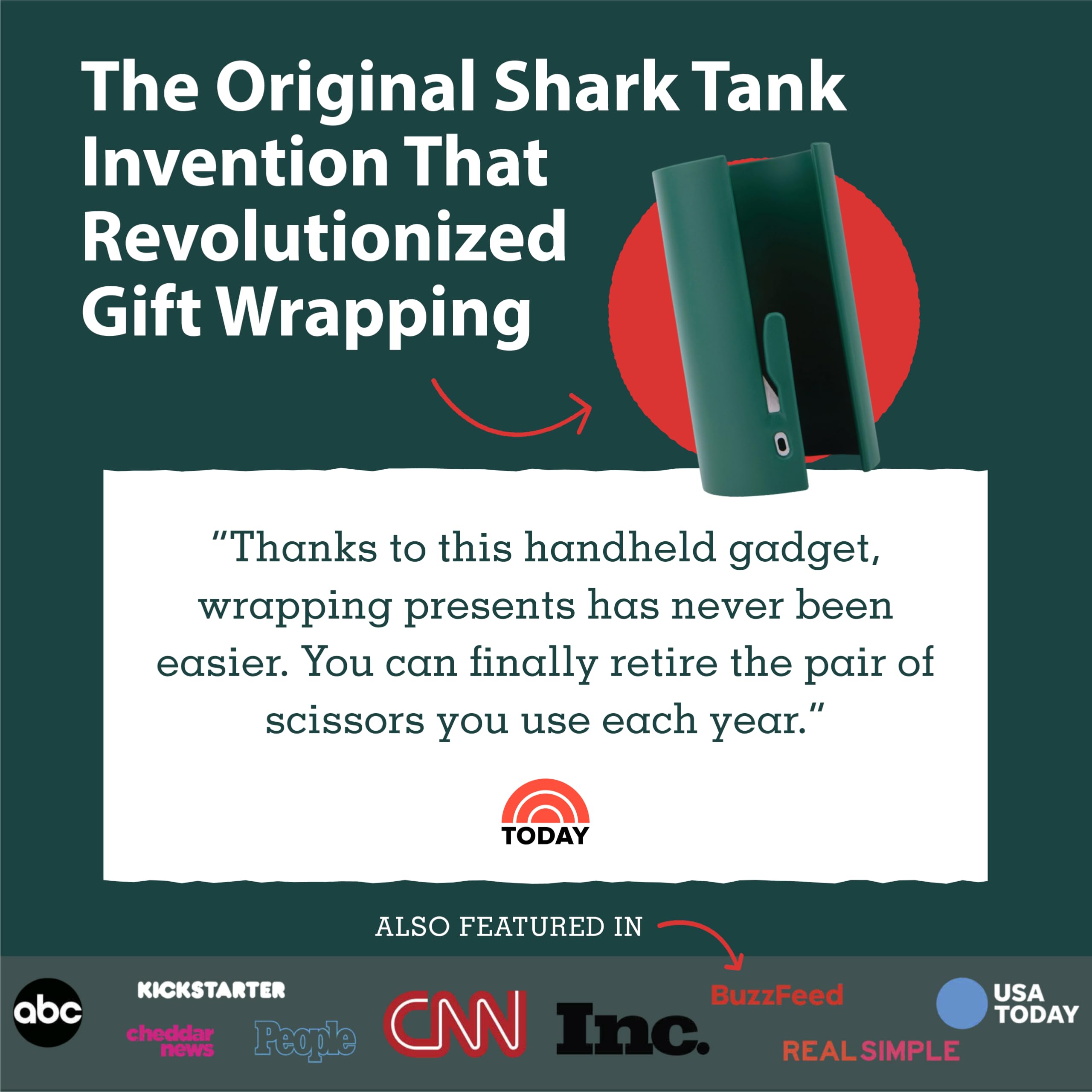 Wrapping Paper Cutter (2-Pack) As seen on Shark Tank