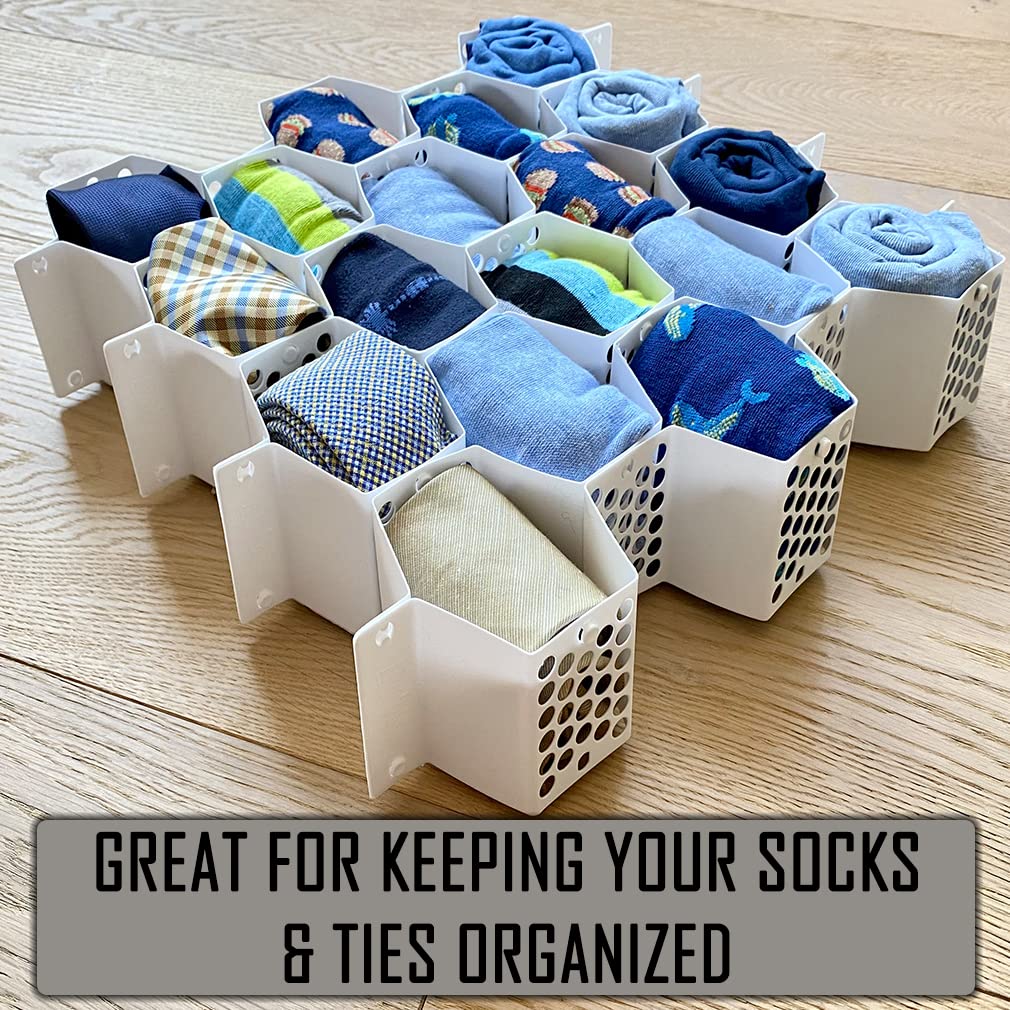 Honeycomb Drawer Organizer - Set of 4