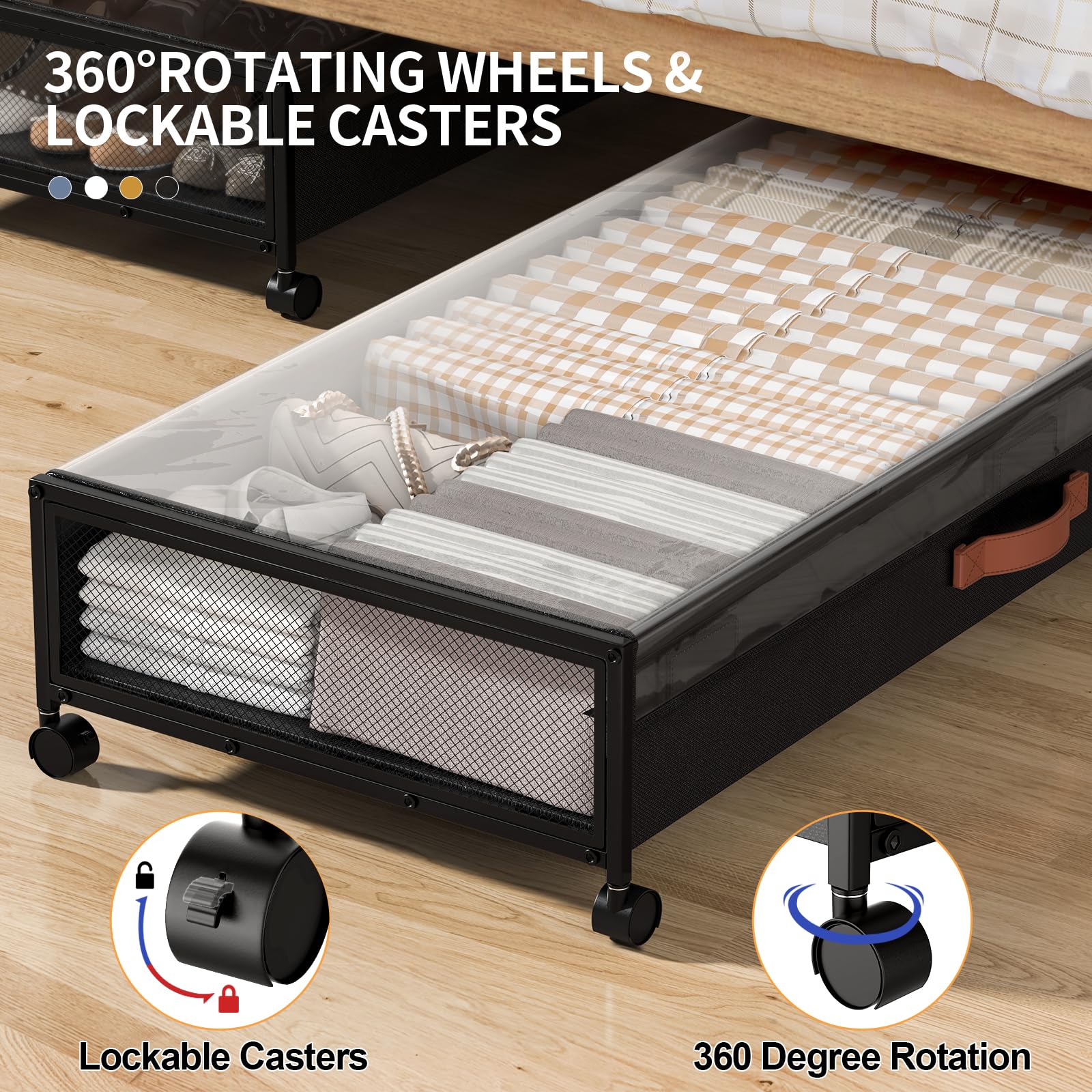 Under Bed Storage Containers With Wheels