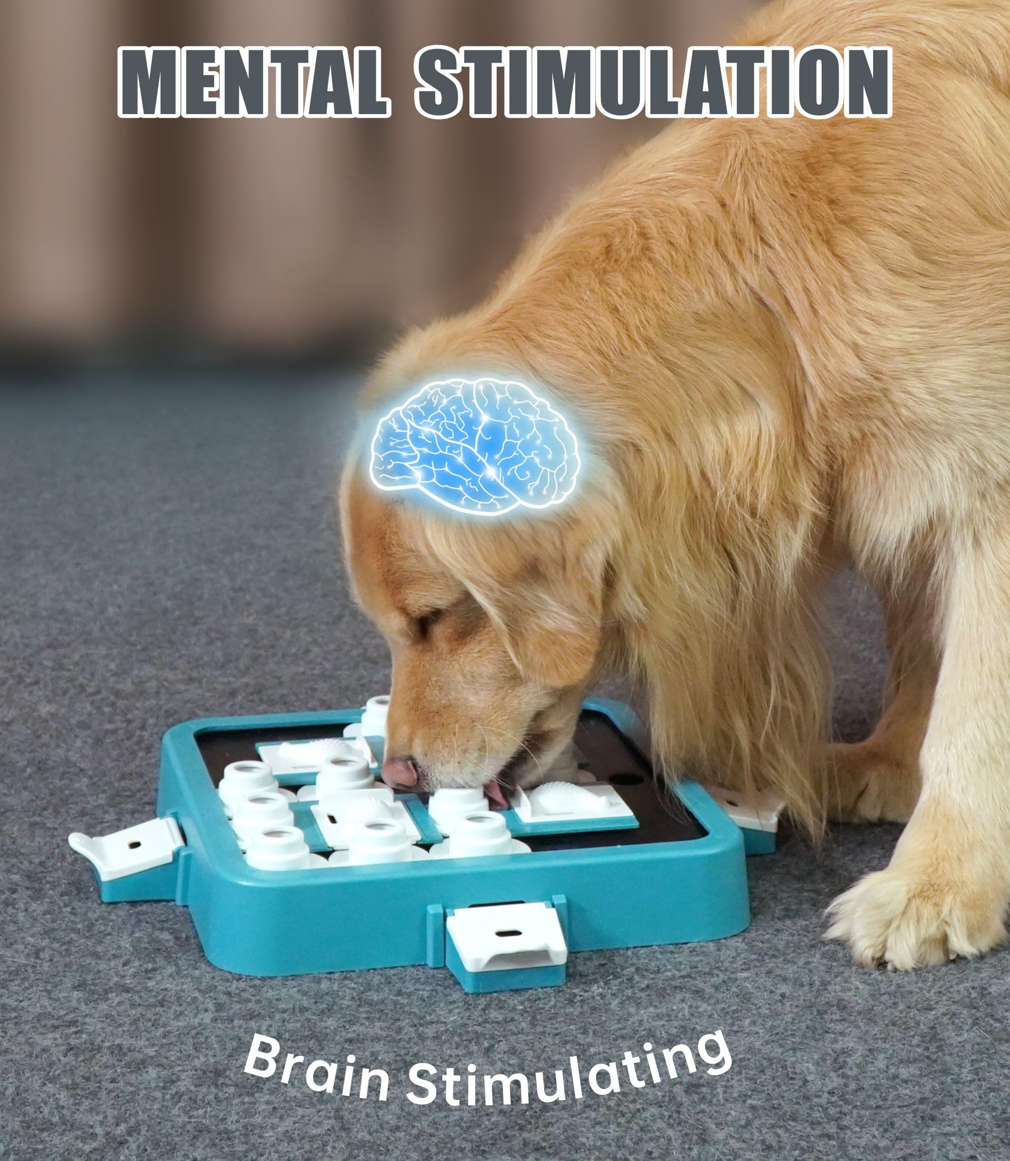 Dog Puzzle Toy, Food Treat Feeder, and Mental Stimulator
