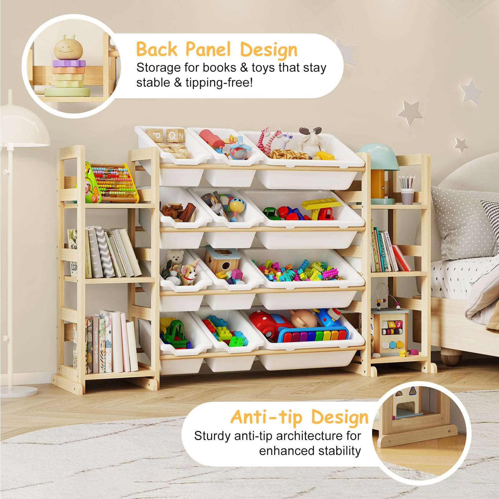 Extra Large Toy Storage Organizer