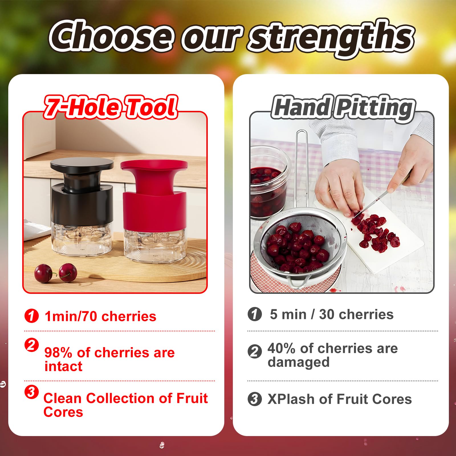 7-in-1 Multiple Cherry Pitter