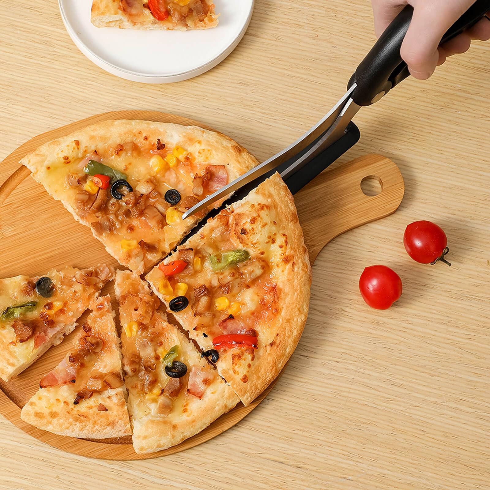 Stainless Steel Pizza Slice Server Scissors