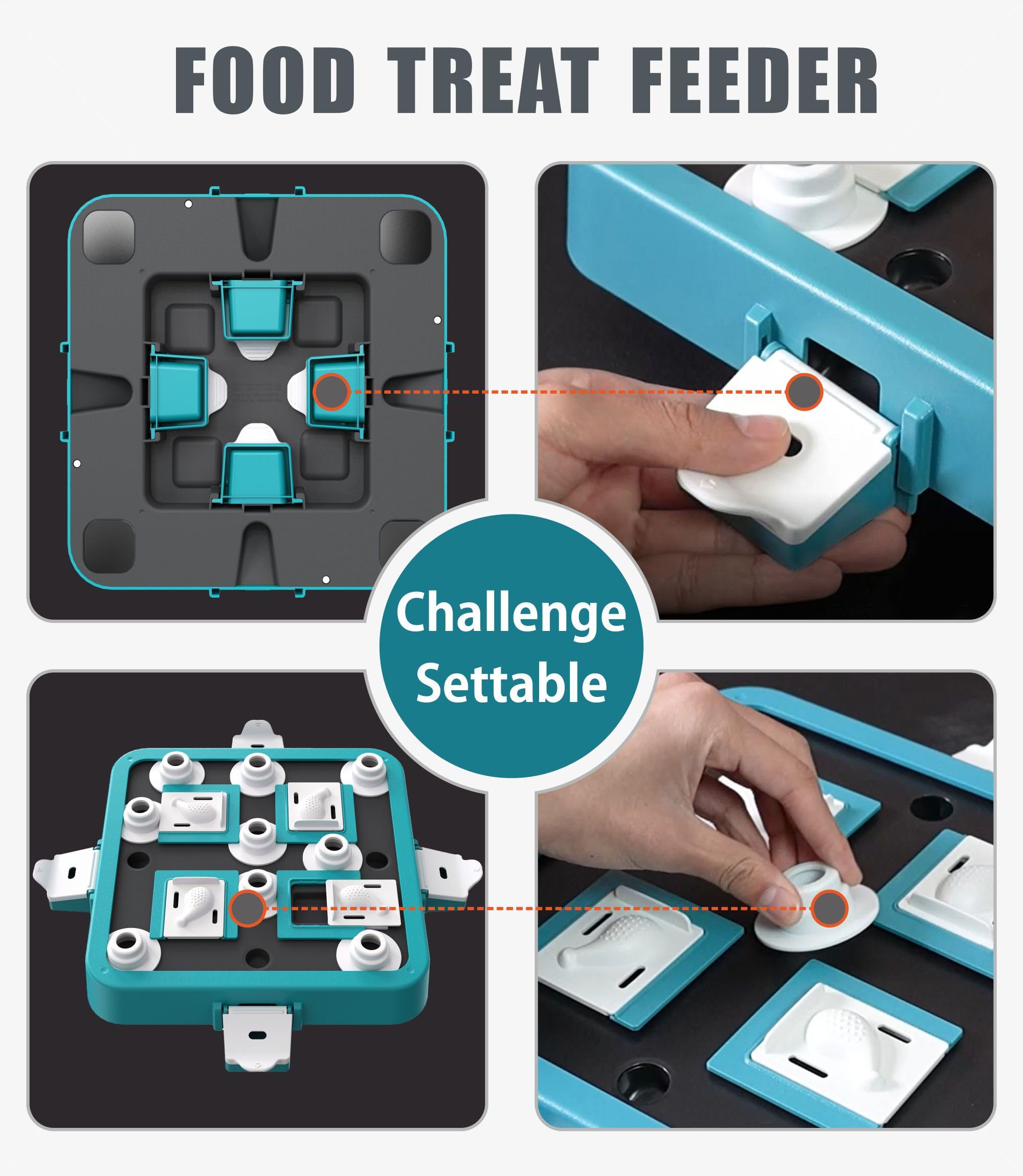Dog Puzzle Toy, Food Treat Feeder, and Mental Stimulator