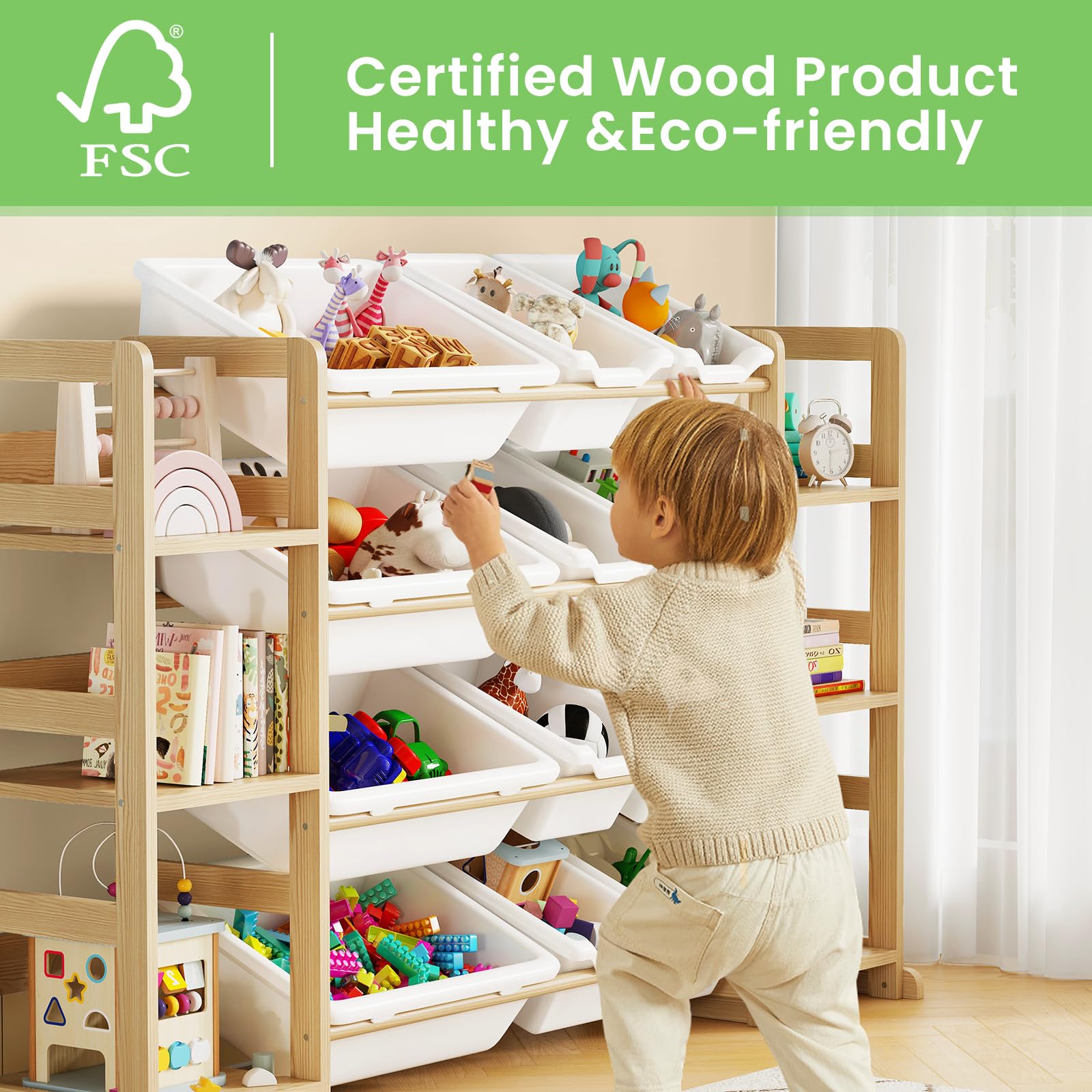 Extra Large Toy Storage Organizer