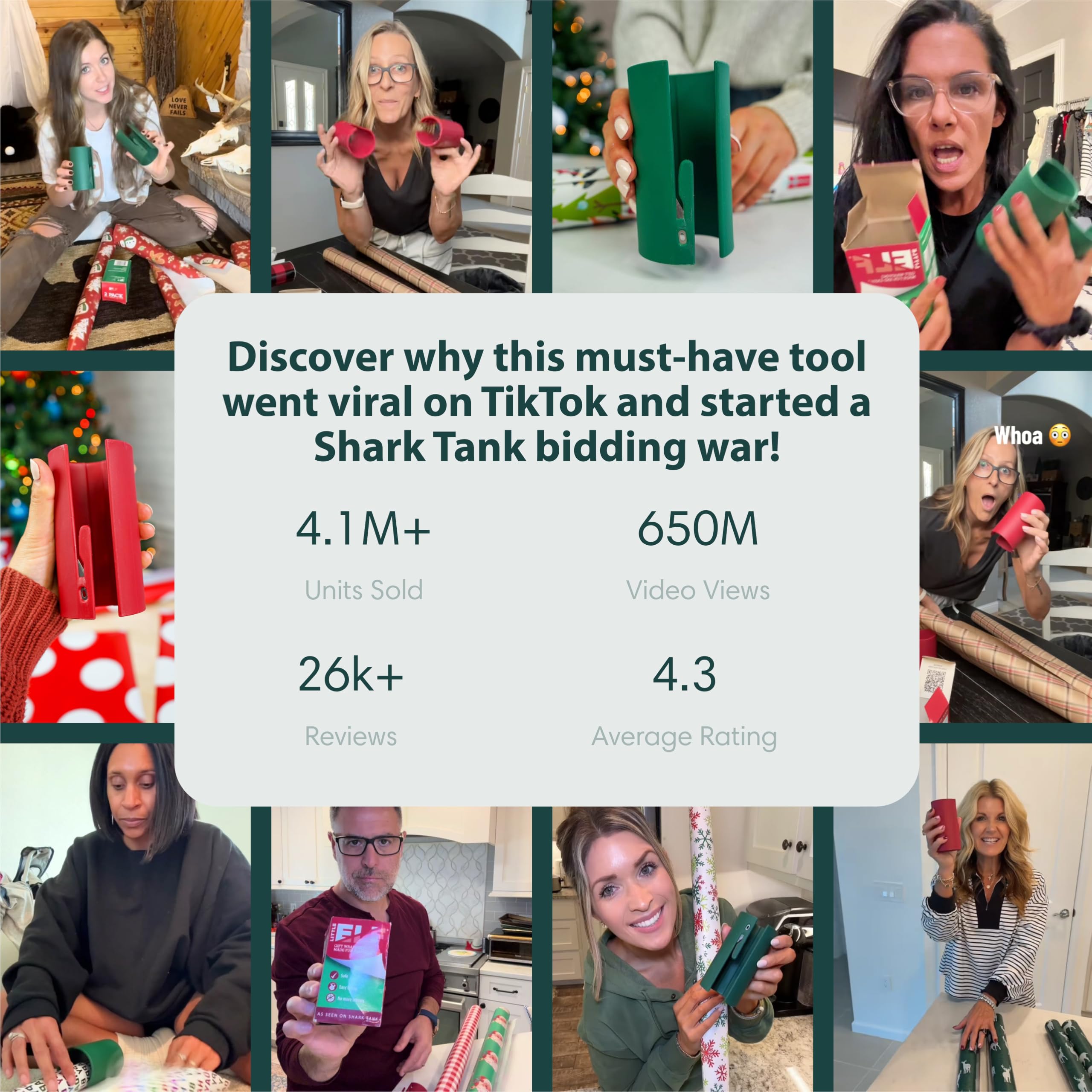 Wrapping Paper Cutter (2-Pack) As seen on Shark Tank