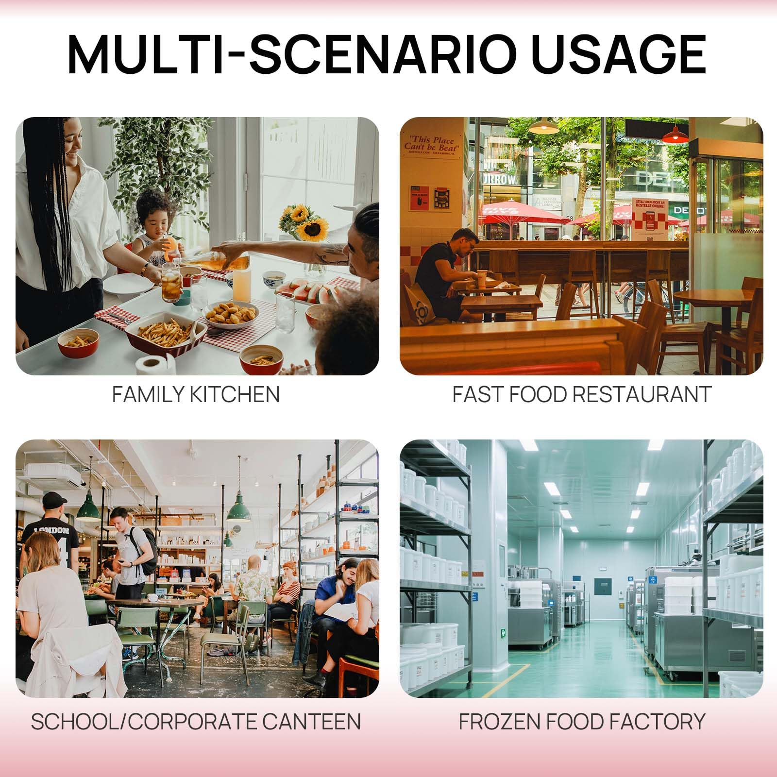 Stainless Steel Commercial Grade French Fry Cutter and Vegetable Dicer