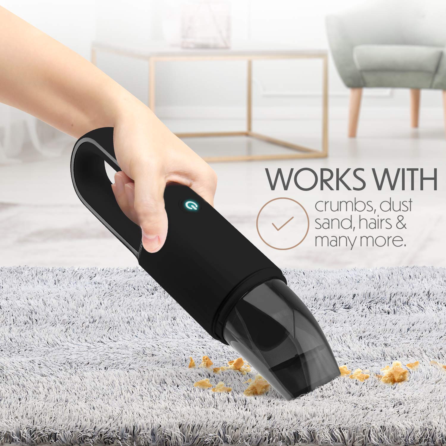 STARUMENT Portable Cordless Hand Vacuum Cleaner