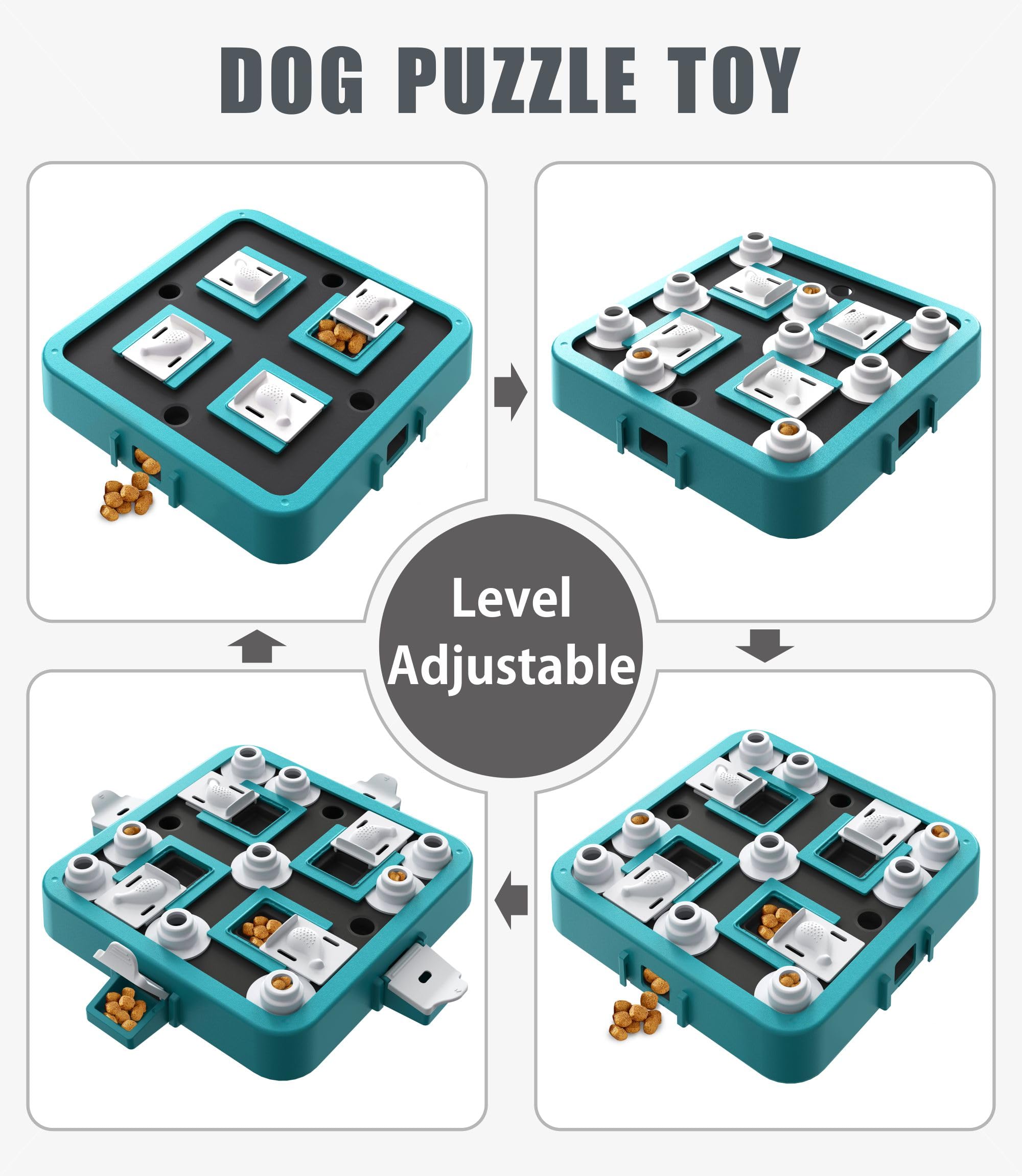 Dog Puzzle Toy, Food Treat Feeder, and Mental Stimulator