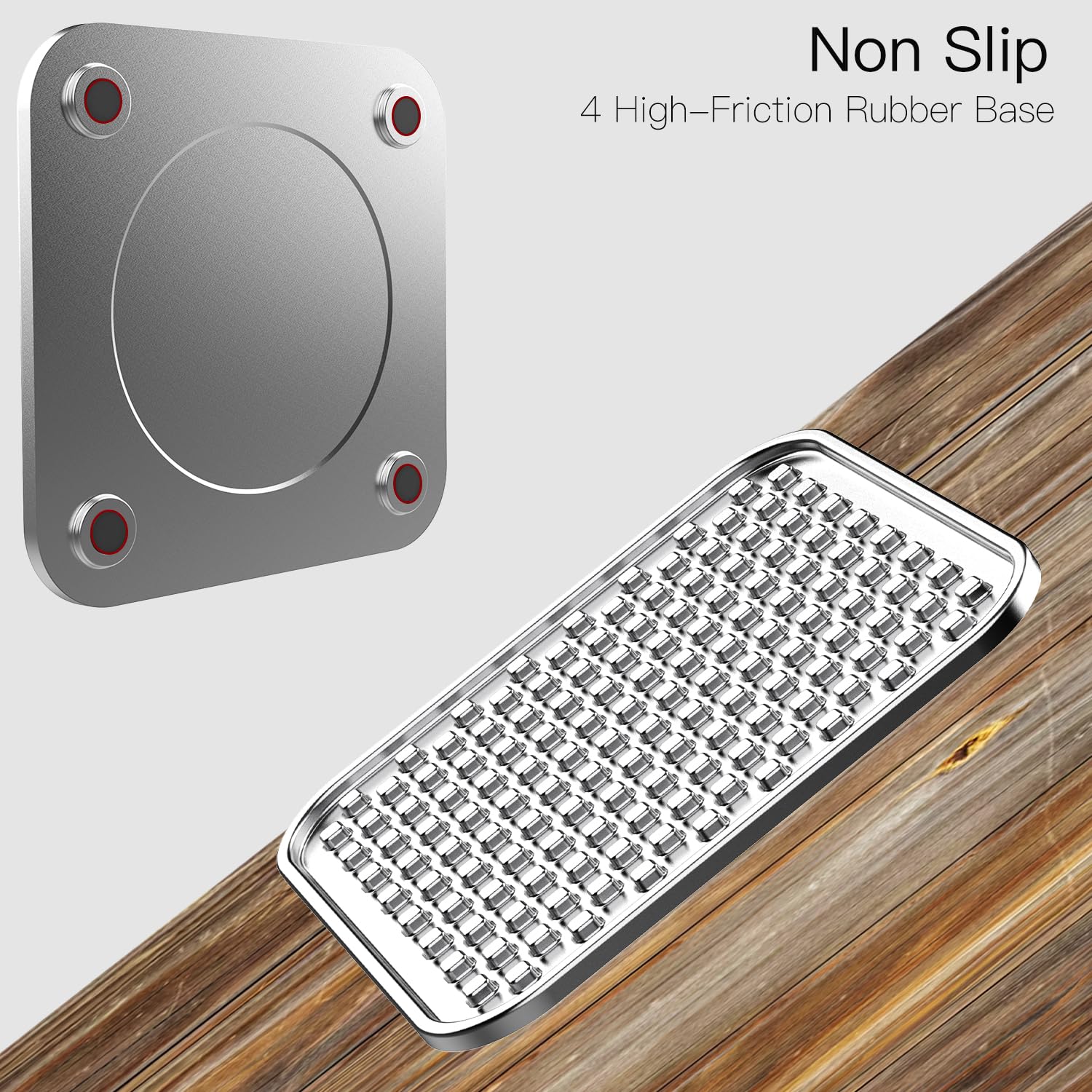 (2 pack) Feedoo Double Layer Stainless Steel Lick Mat