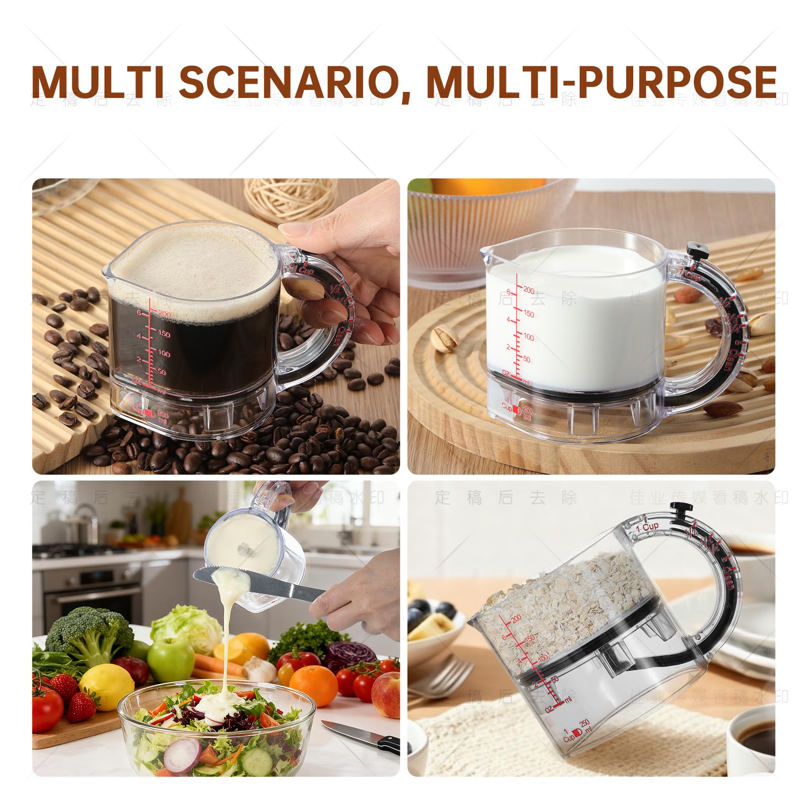 4-in-1 Adjustable Measuring Cup