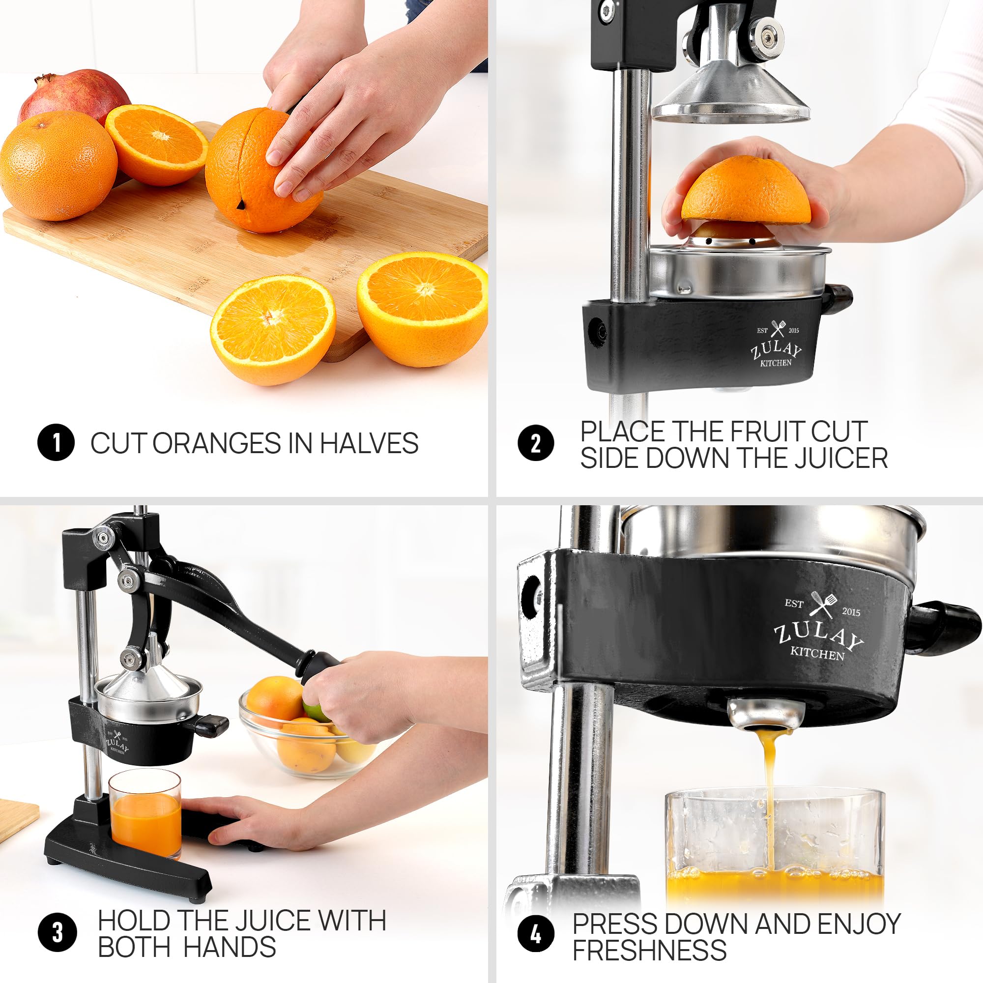 Cast-Iron Juice Squeezer Viral Citrus Juicer