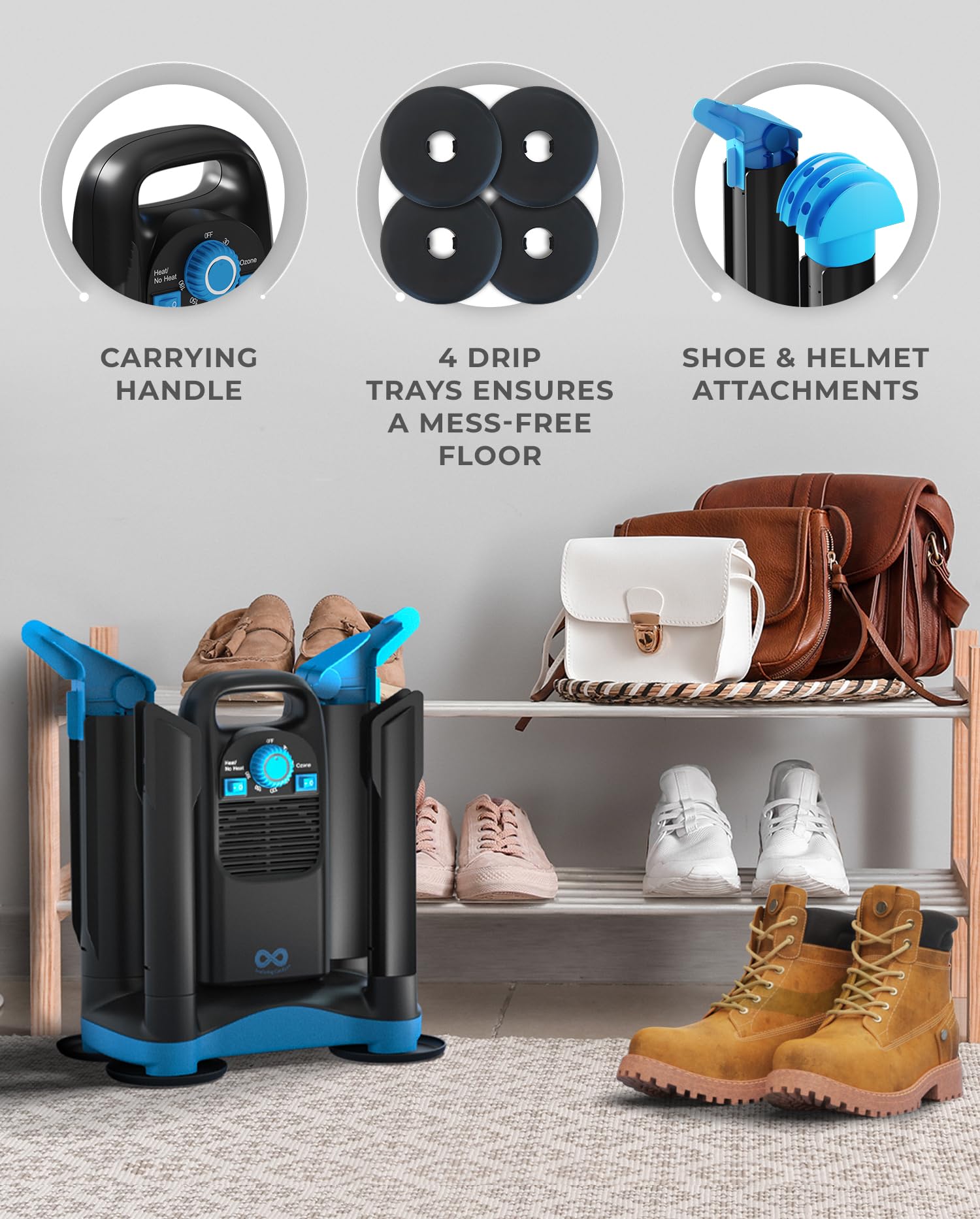 Boot Dryer with Ozone Deodorizer