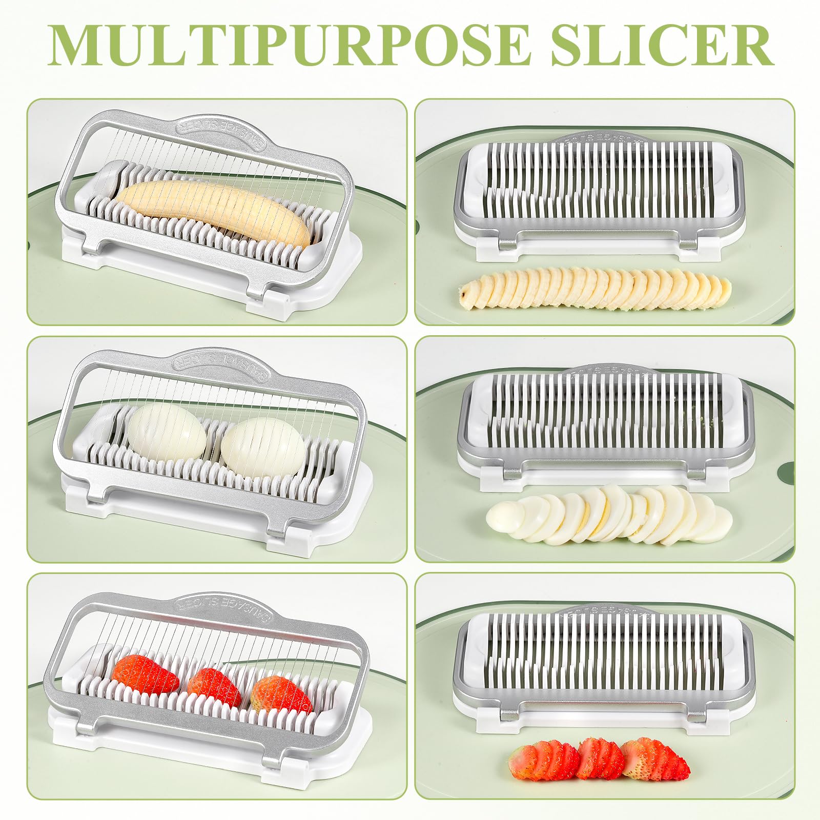 Super Efficient - Egg, Fruit, and Butter Slicer