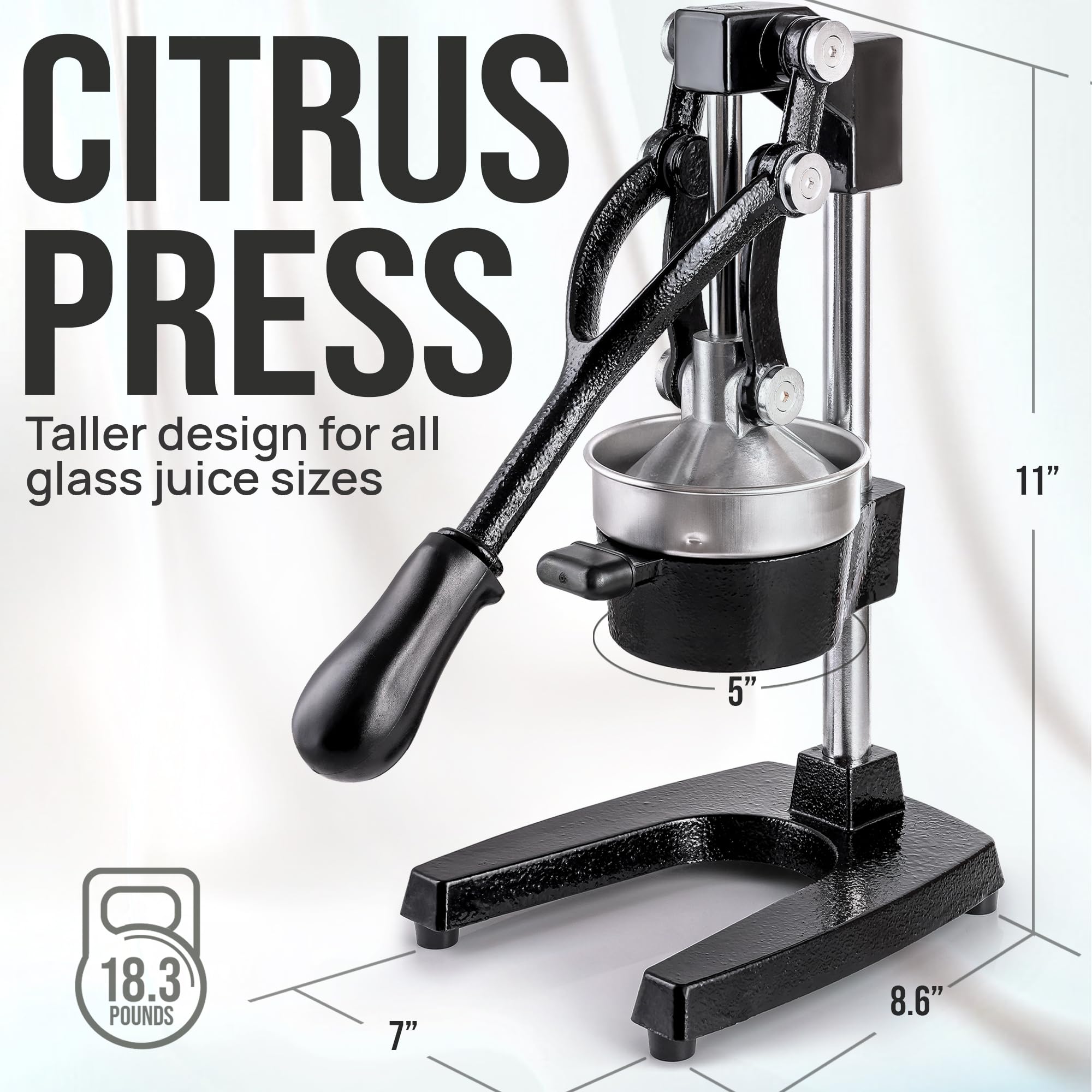 Cast-Iron Juice Squeezer Viral Citrus Juicer