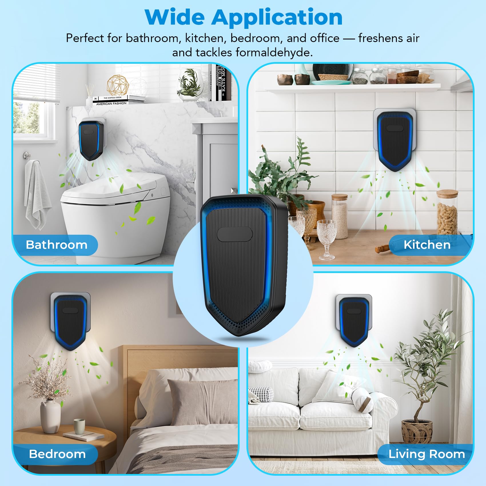 4-Pack Plug in Air Ionizers / Purifiers