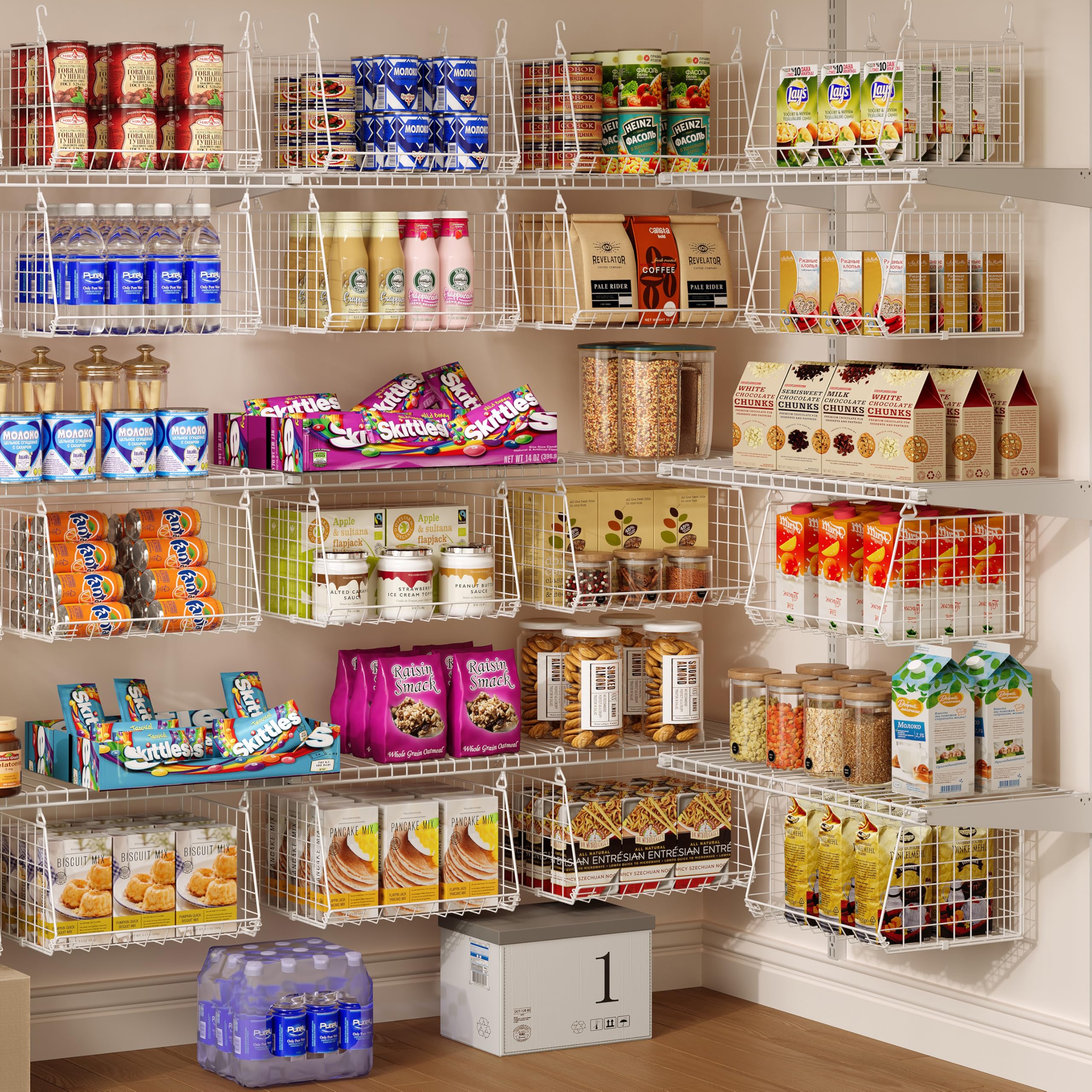 3-Tier Hanging Laundry Basket Organizer