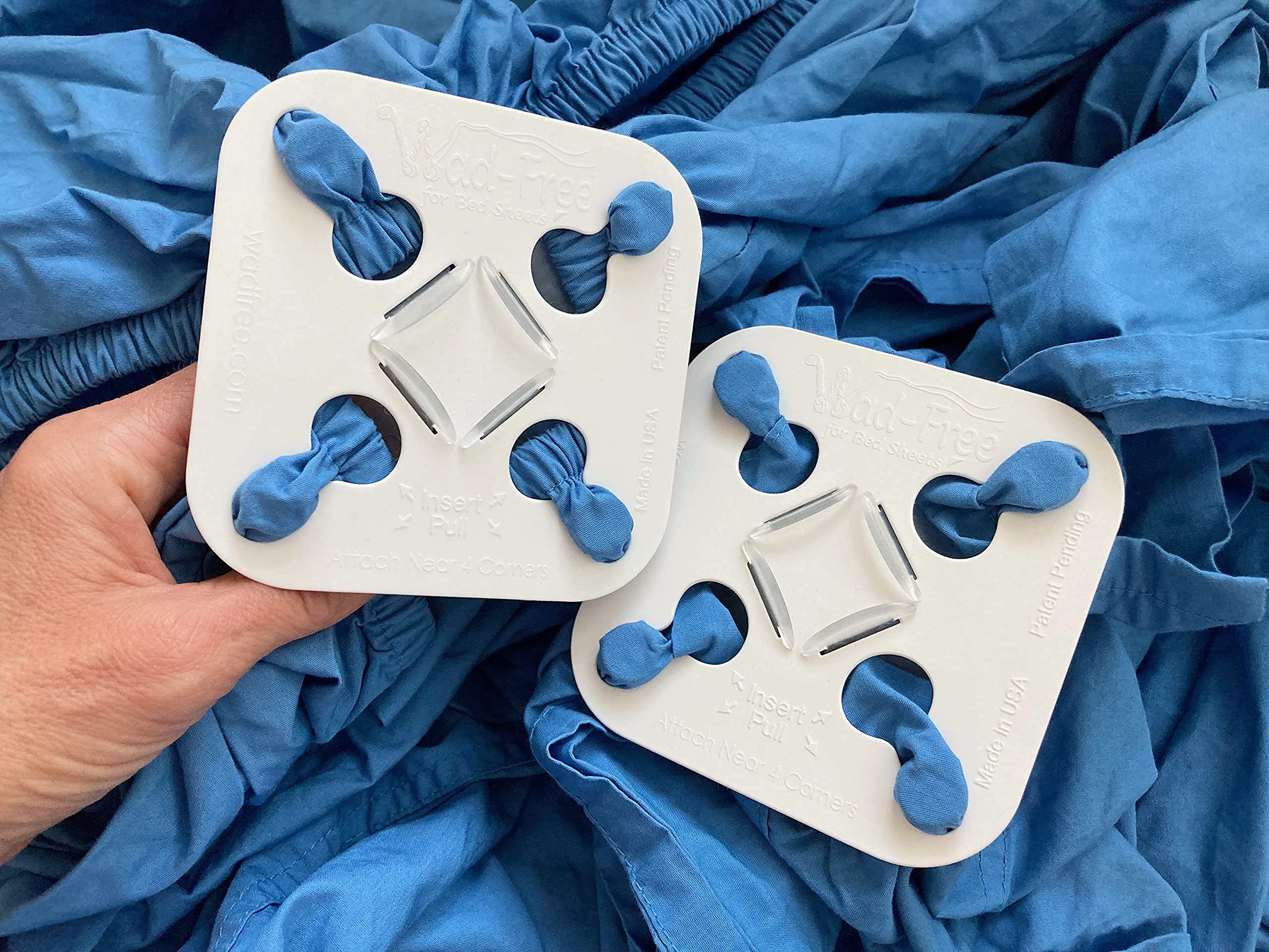 Wad-Free Bed Sheet Detangler Reduces Laundry Tangles - As Seen on Shark Tank